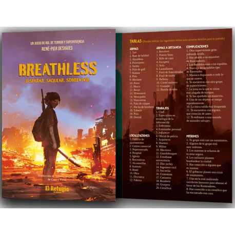 Portada de Breathless: Disparar, Saquear, Sobrevivir