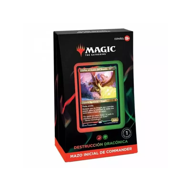 Portada de Magic: Mazo inicial de Commander. Destrucción dracónica