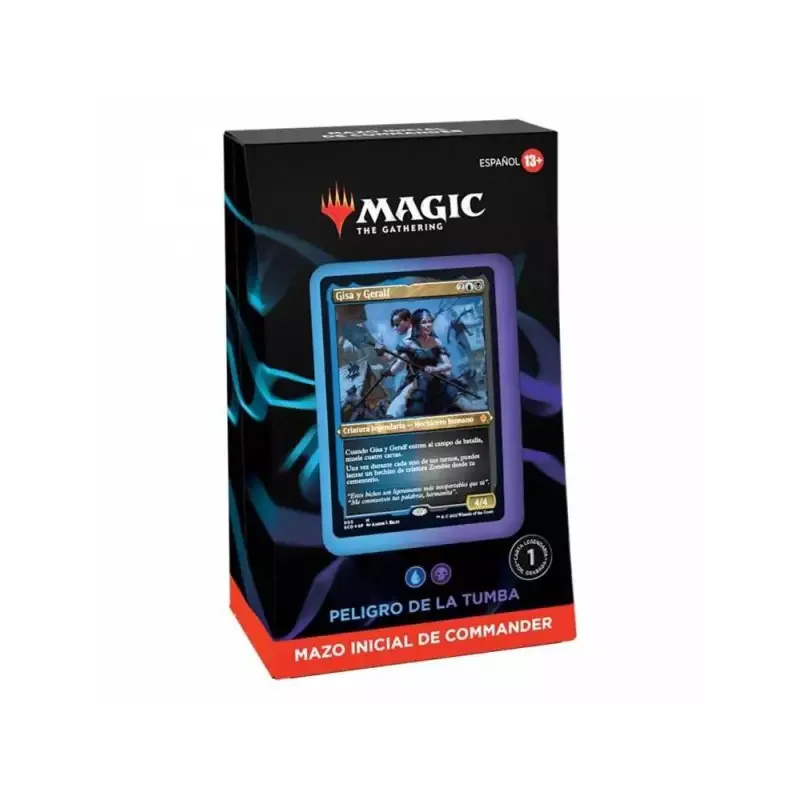 Portada de Magic: Mazo inicial de Commander. Peligro de la tumba