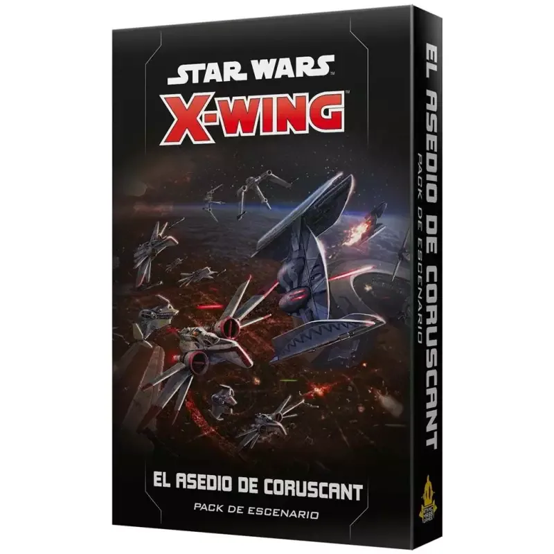 Portada de X-Wing 2ª Ed. El Asedio de Coruscant - Pack de escenario