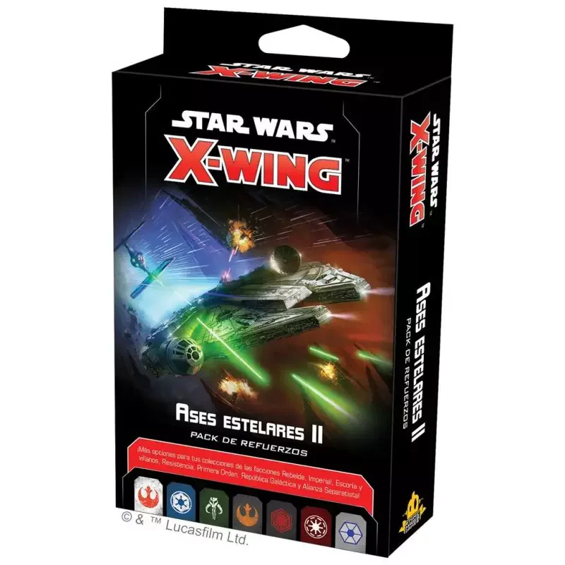 Portada de X-Wing 2ª Ed. Ases Estelares II Pack de refuerzos
