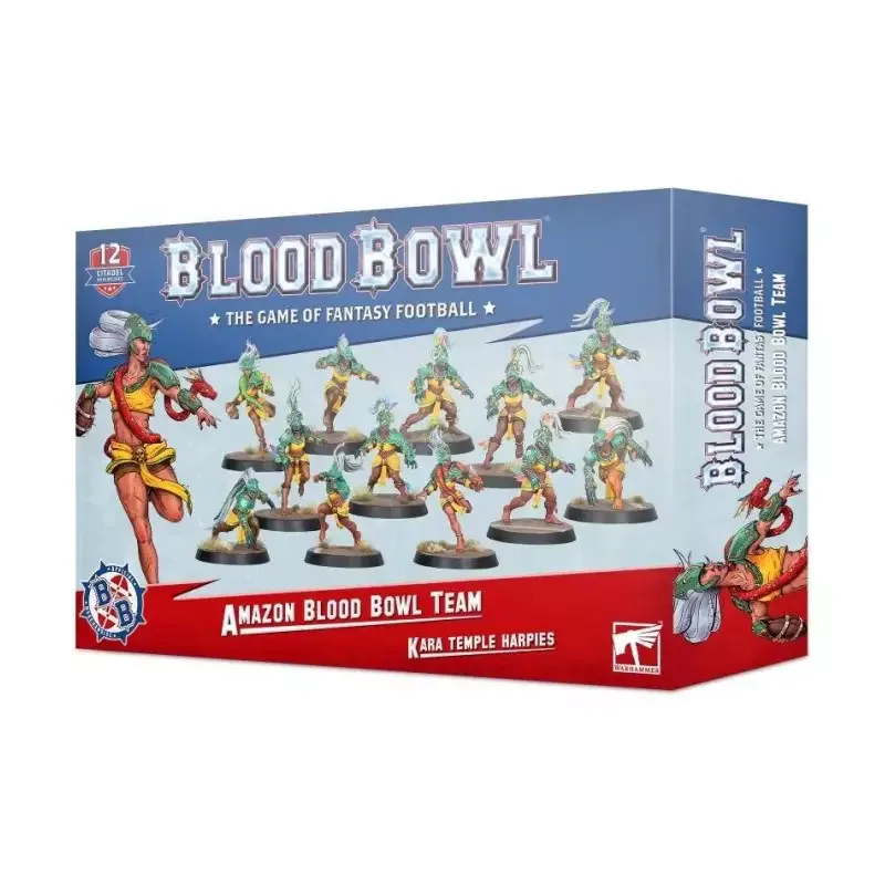Portada de Blood Bowl: Equipo Amazon. Kara Temple Harpies