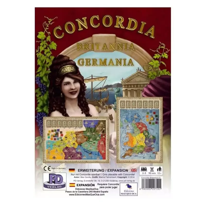 Portada de Concordia: Expansión Britania y Germania
