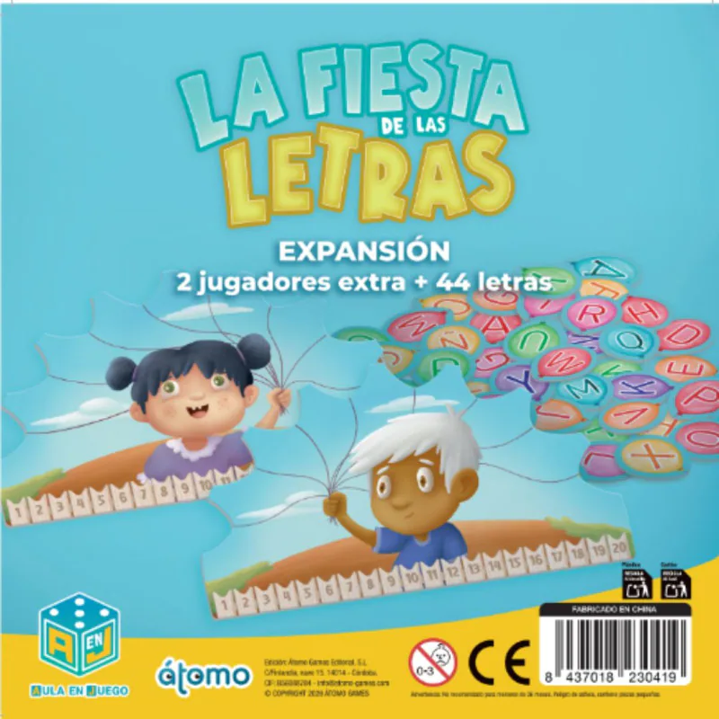 Portada de Expansión La Fiesta de las Letras - 44 letras