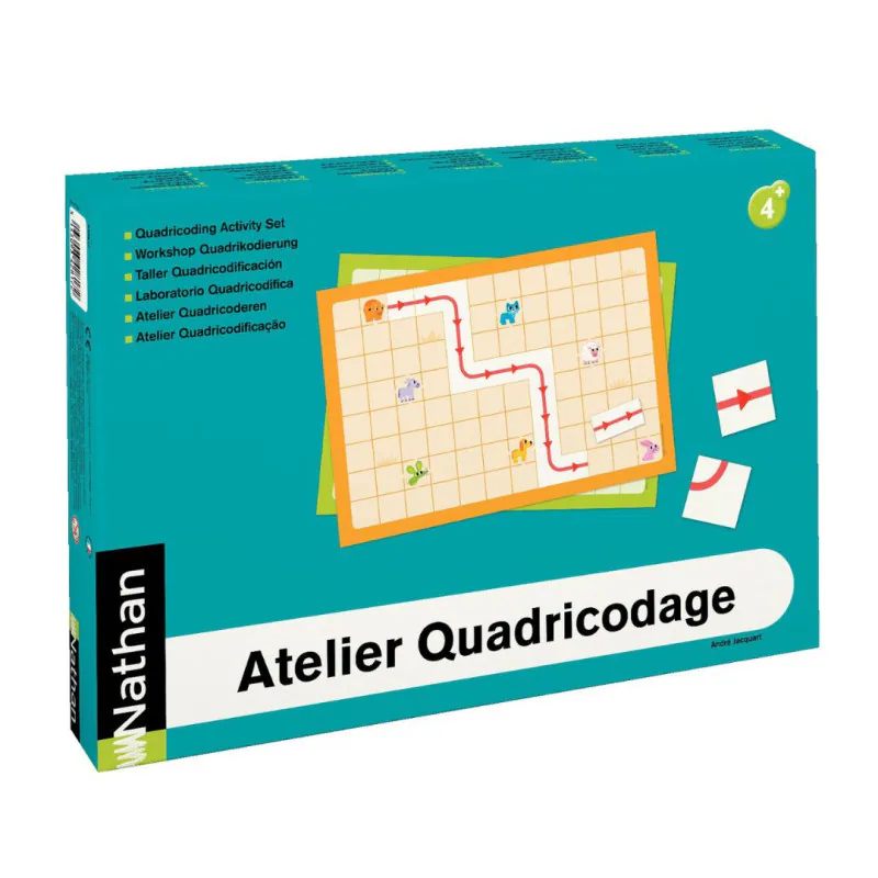 Portada de Taller Quadricodificación Nathan: Juego de Orientación Espacial y Secuenciación