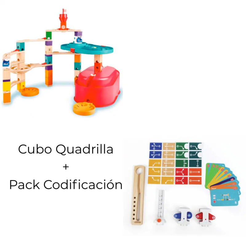 Portada de Pack Quadrilla Codificación (Circuito + Expansión STEAM)