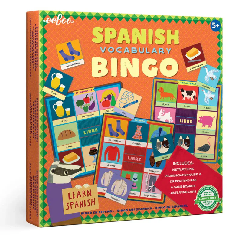 Portada de Spanish vocabulary Bingo