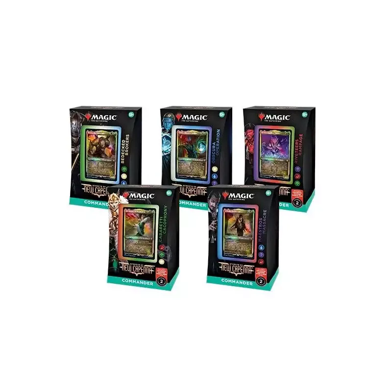 Portada de Magic: Commander Calles de Nueva Cappenna. Operación de la Obscura
