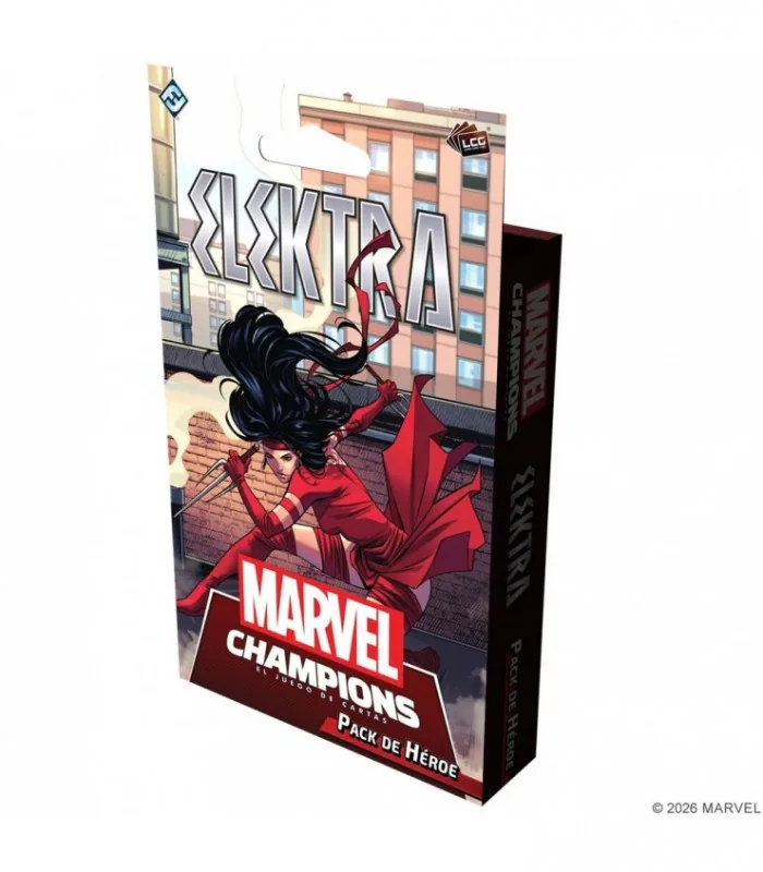 Portada de Marvel Champions Lcg Elektra Hero Pack
