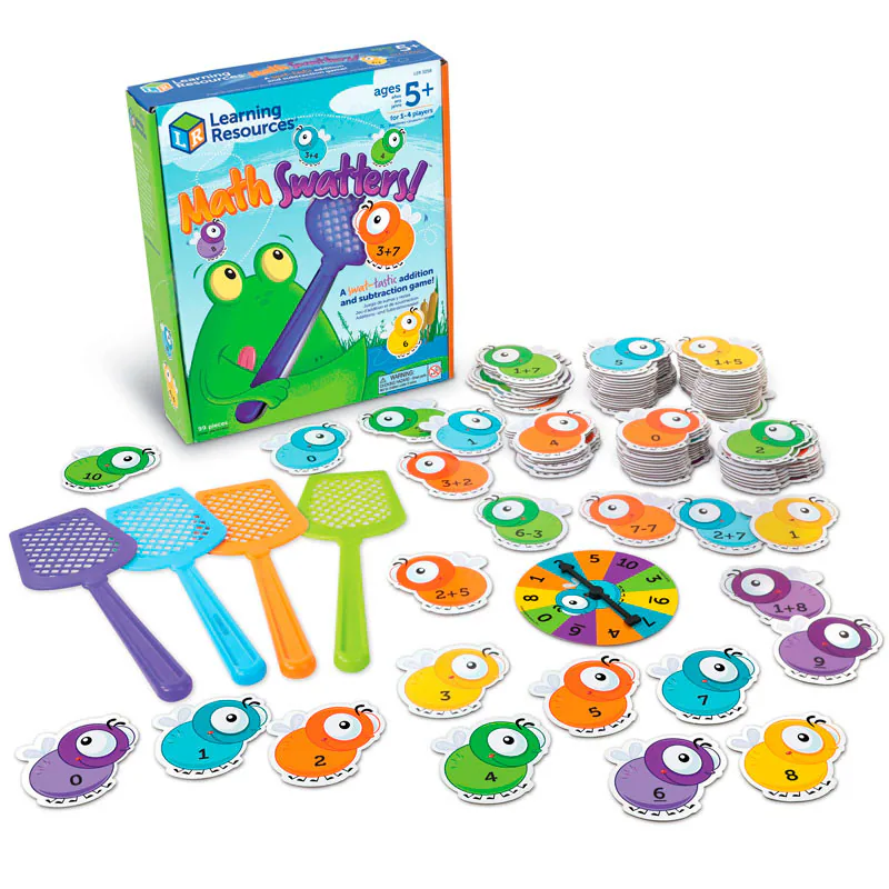 Portada de Mathswatters - Juego de Sumas y Restas para 1-4 jugadores