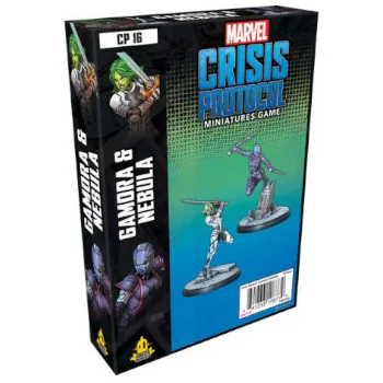Portada de Marvel Crisis Protocol Gamora and Nebula EN