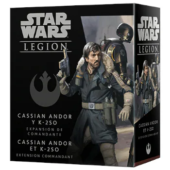 Portada de Star Wars Legión: Cassian Andor y K-2SO