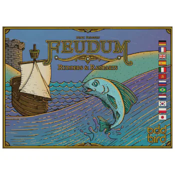 Portada de Feudum: Rudders y Ramparts (Timones y murallas) Kickstarter Edition