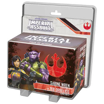 Portada de Imperial Assault: Sabine Wren y Zeb Orellios
