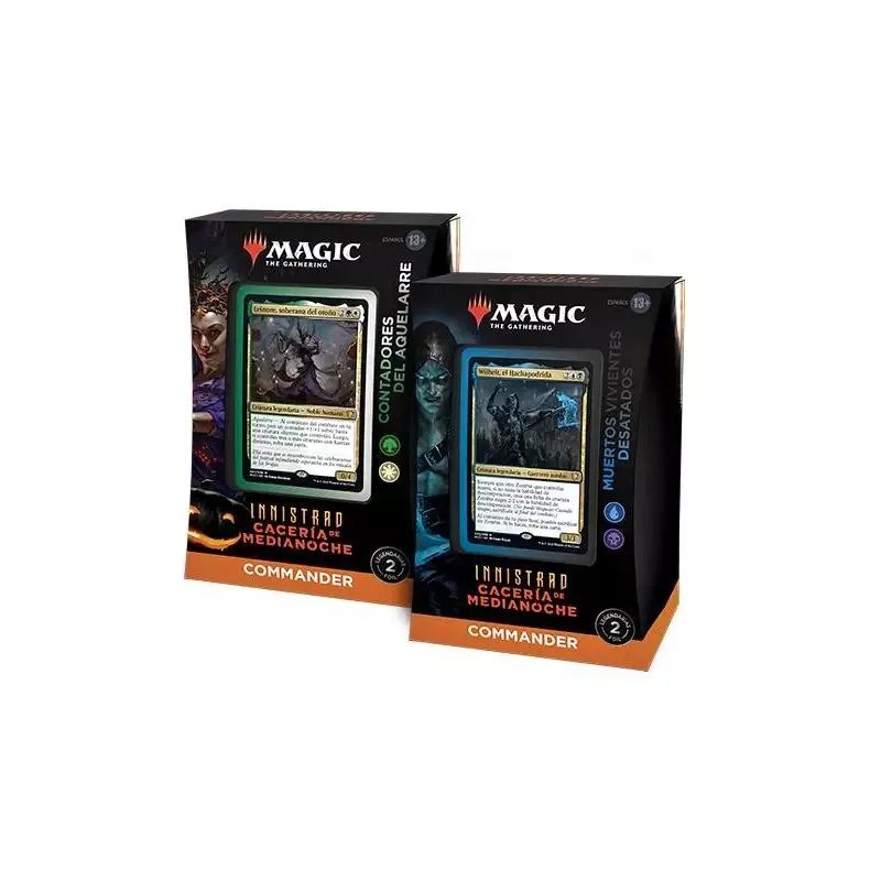 Portada de Magic: Commander Innistrad Cacería de Medianoche. Muertos Vivientes Desatados