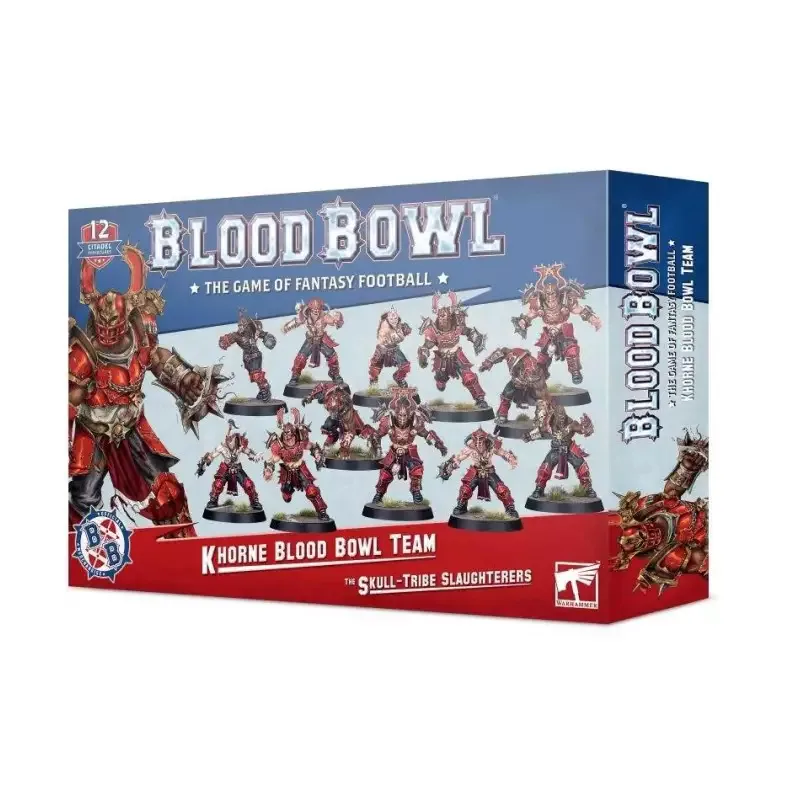 Portada de Blood Bowl: Equipo Khorne. Skull-tribe Slaughterers