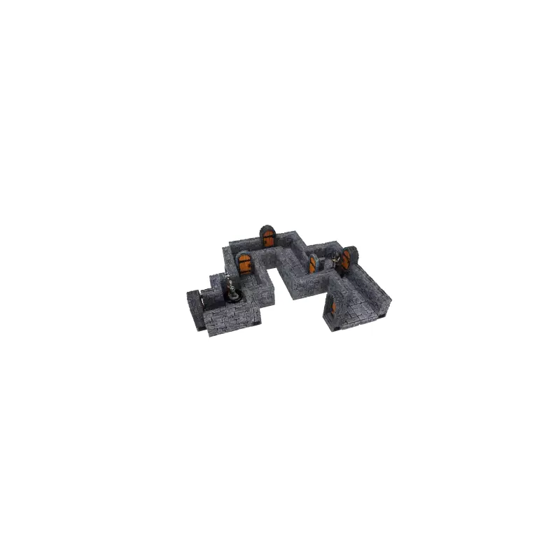 Portada de WarLock Tiles: Expansion Pack - 1 in. Dungeon Straight Walls