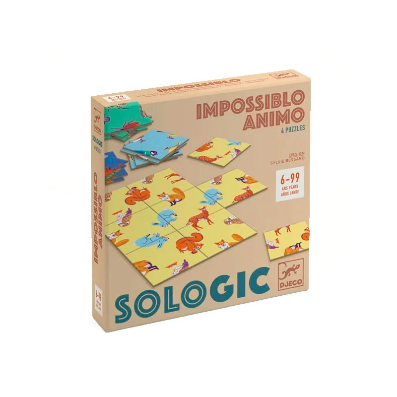 Portada de Impossiblo Animo - 4 desafiantes puzzles SOLOGIC