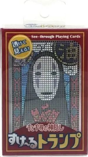 Portada de El Viaje de Chihiro Baraja Francesa Cartas Translúcidas 8,8 X 5,8 Cm