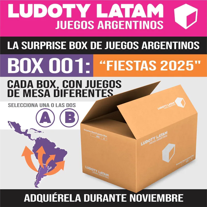 Portada de LUDOTY LATAM BOX 001 (A y B)
