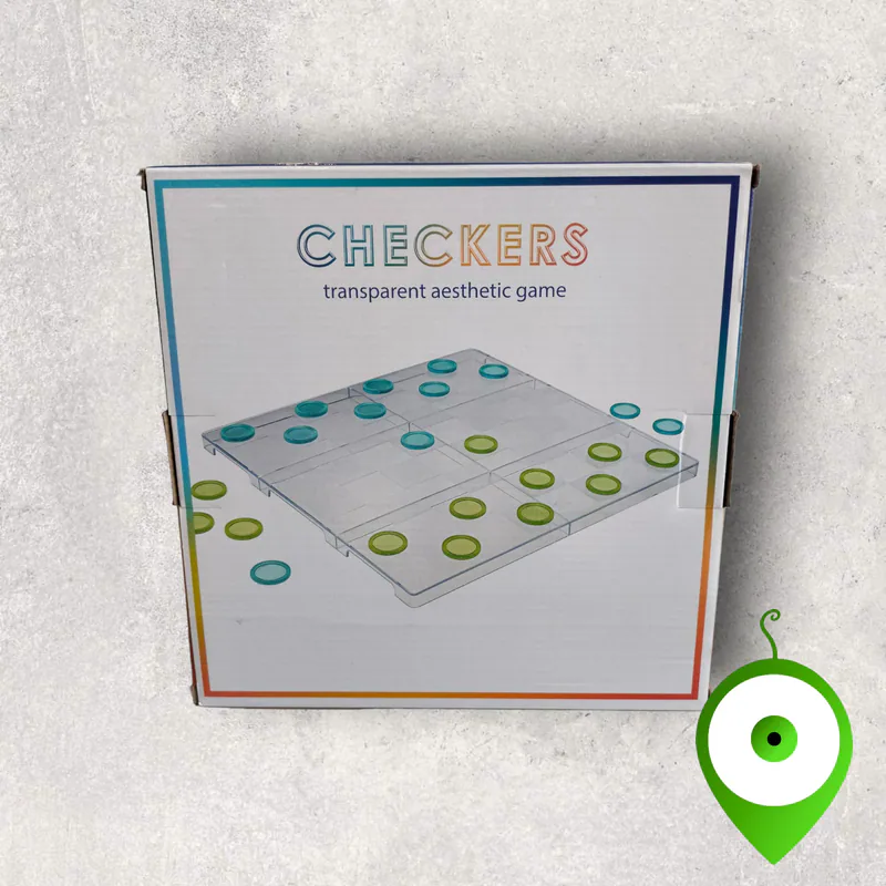 Portada de Checkers Transparent Aesthetic Game