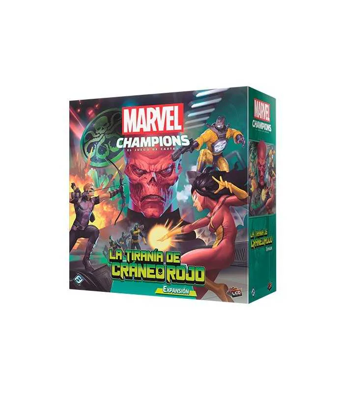 Portada de La Tiranía de Cráneo Rojo – Marvel Champions