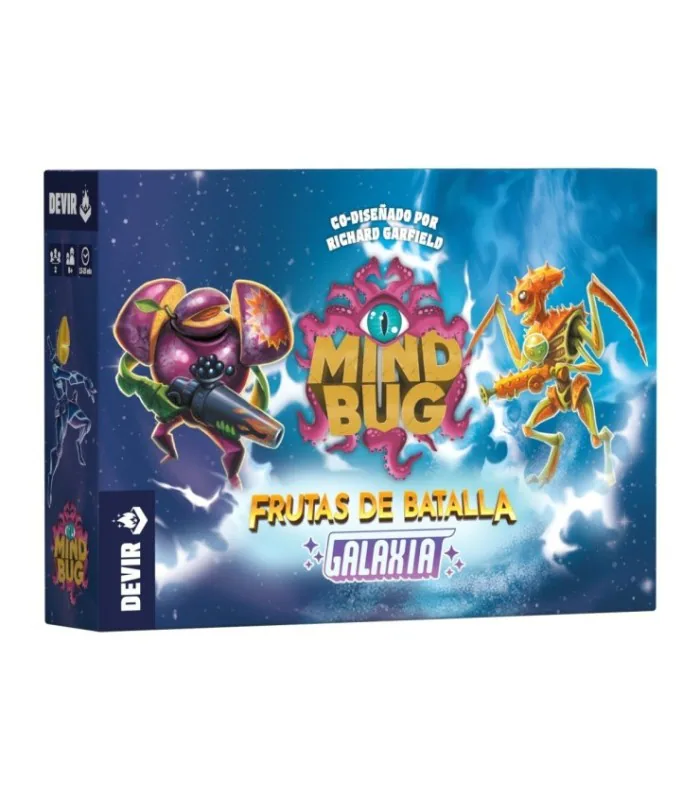 Portada de Mindbug Batalla de Frutas: Galaxia