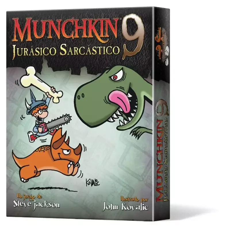 Portada de Munchkin 9: Jurásico Sarcástico