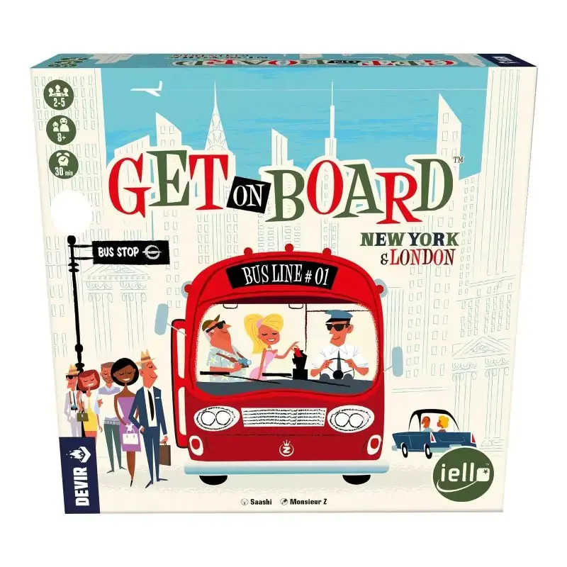 Portada de Get on Board: New York & London