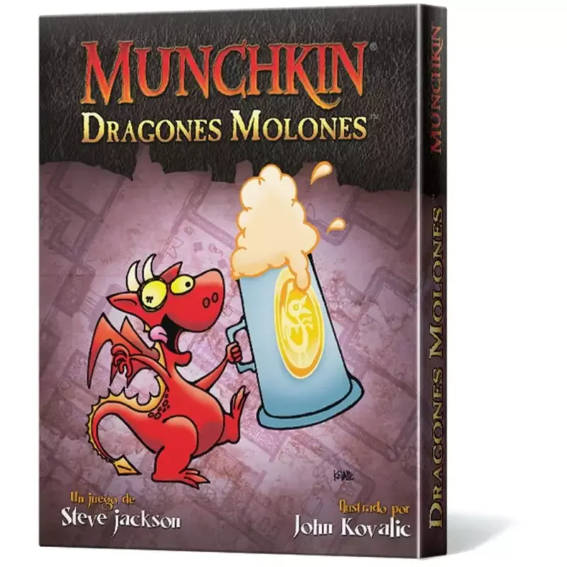 Portada de Munchkin Dragones Molones