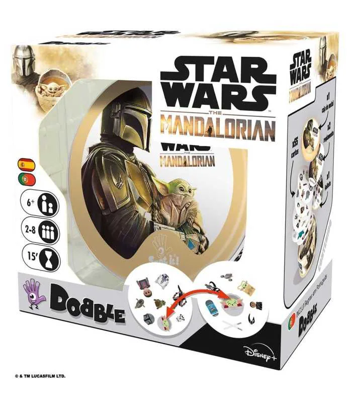 Portada de Dobble Star Wars Mandalorian