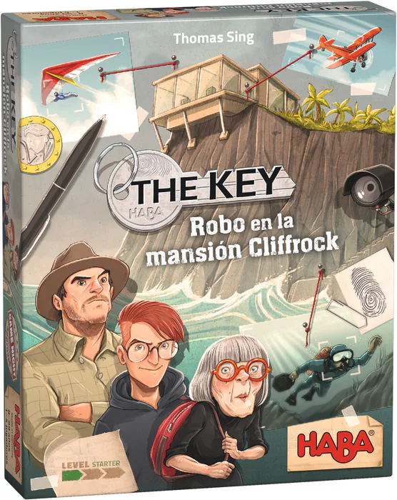 Portada de The Key Robo en la mansión Cliffrock