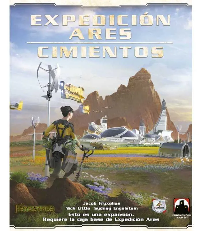 Portada de Cimientos – Expansión Terraforming Mars Expedición Ares