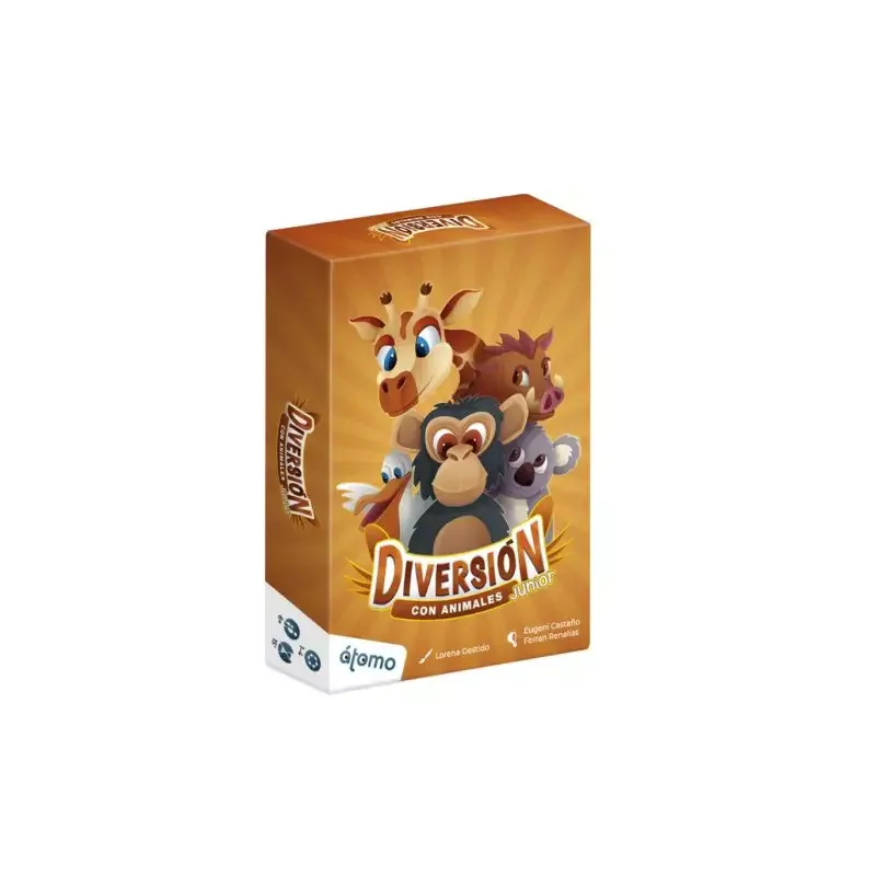 Portada de Diversión con animales junior