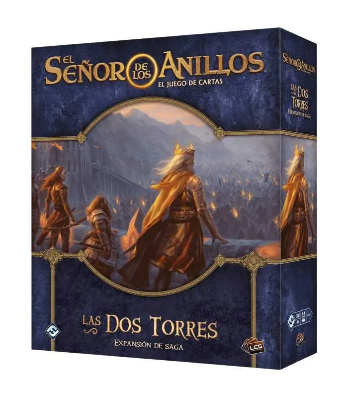 Portada de Las Dos Torres – Expansión de Saga – El Señor de los anillos LCG