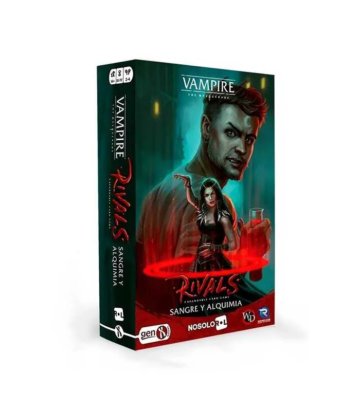 Portada de Vampire Rivals: La Mascarada – Sangre y Alquimia