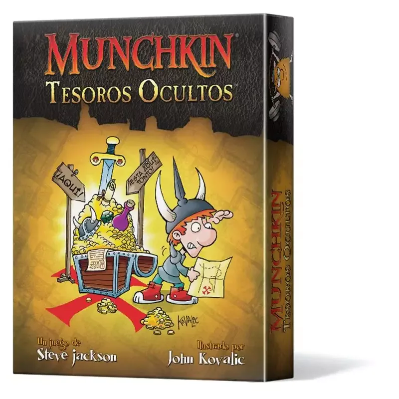 Portada de Munchkin. Tesoros ocultos. Expansión