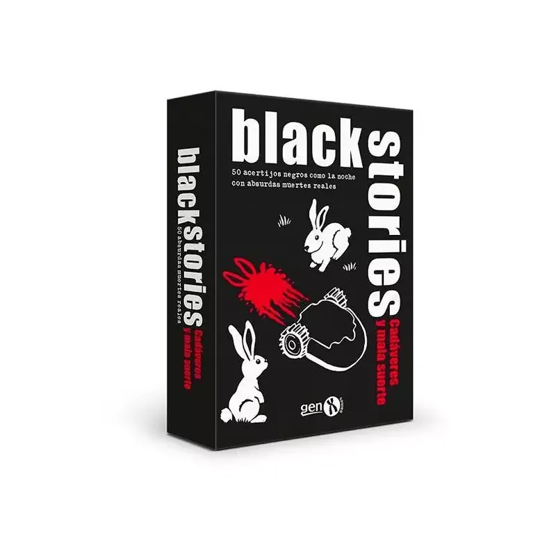 Portada de Black Stories Cadáveres y Mala Suerte