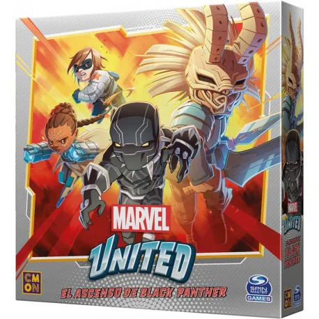Portada de Marvel United El ascenso de Black Panther