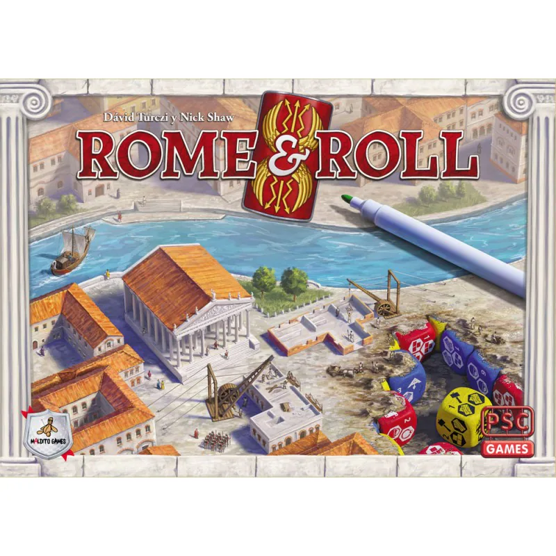 Portada de Rome & Roll Rotuladores Borrables