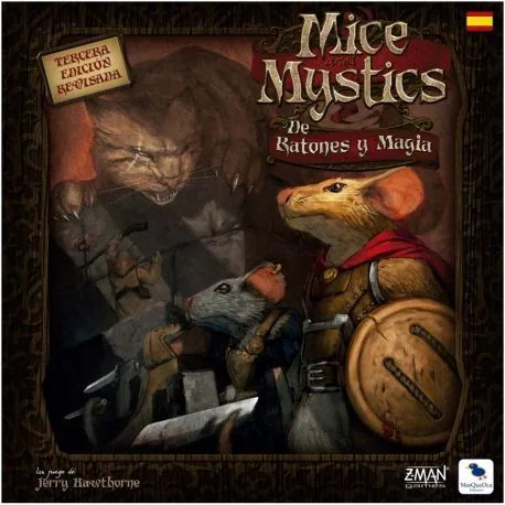 Portada de Mice and Mystics (De Ratones y Magia) Tercera Edición Revisada