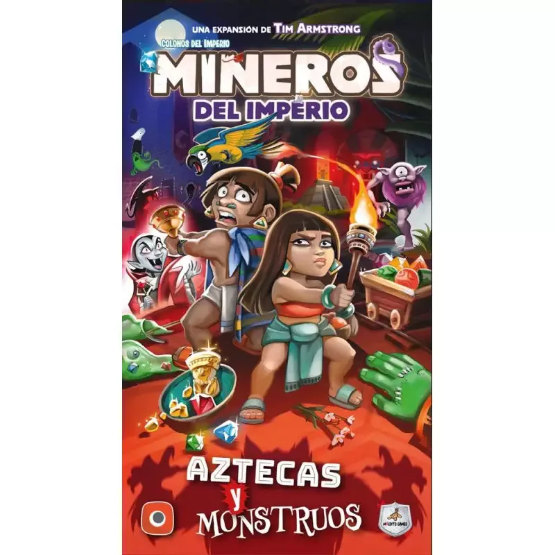 Portada de Mineros del Imperio: Aztecas y Monstruos