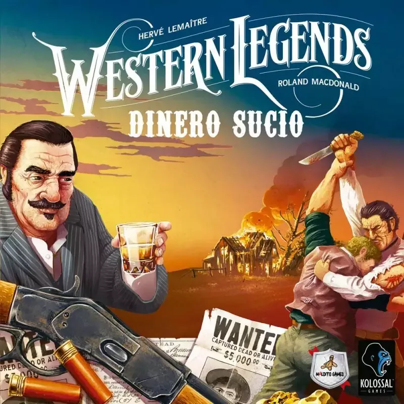 Portada de Western Legends Dinero Sucio