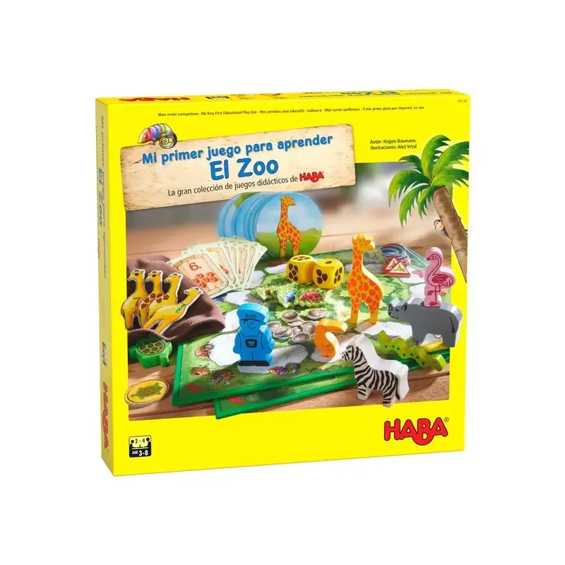 Portada de Mi primer juego para aprender: El Zoo