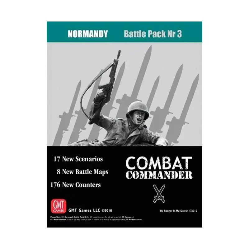 Portada de Combat Commander: Battle Pack 3. Normandy