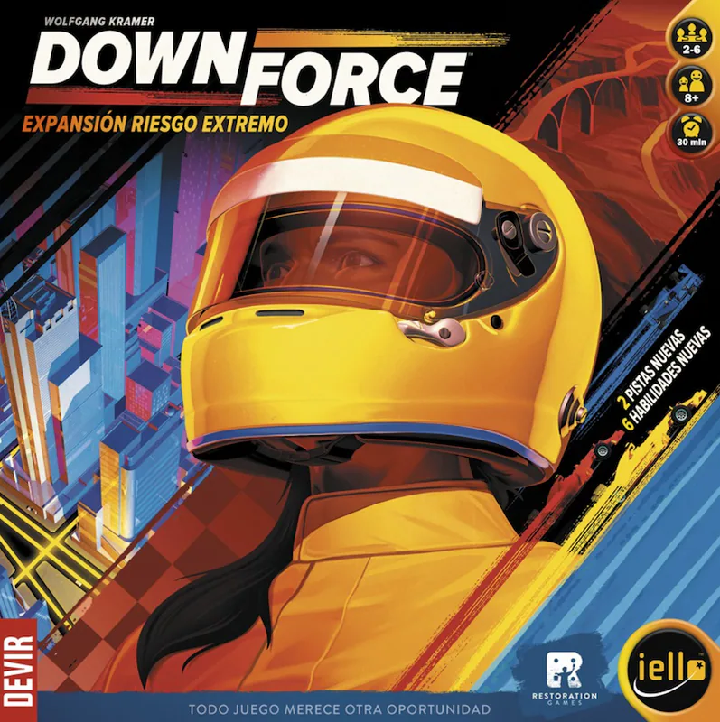 Portada de Down Force Expansión riesgo extremo
