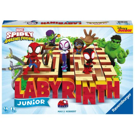 Portada de Junior Labyrinth Spidey and Friends
