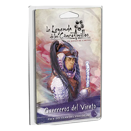 Portada de La Leyenda de los Cinco Anillos: el juego de cartas - Guerreros del Viento