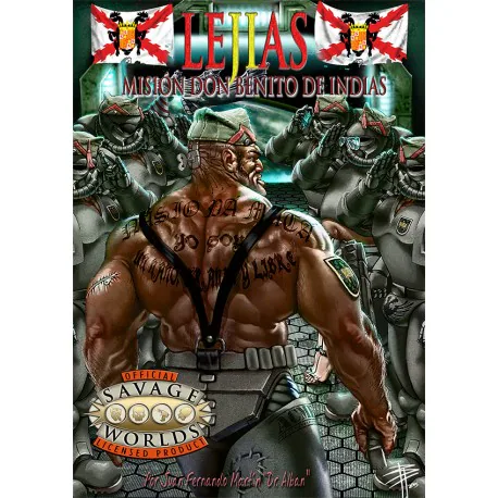 Portada de Lejías del Espacio. Misión: Don Benito de Indias - Savage Worlds