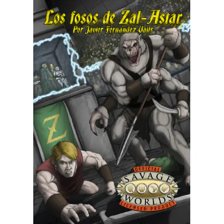 Portada de Los Fosos De Zal-Astar - Savage Worlds